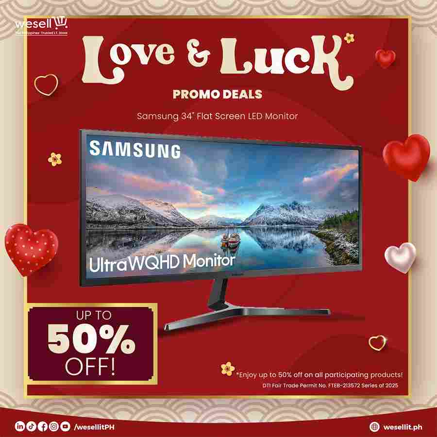 Samsung 34 Flat Screen LED Monitor