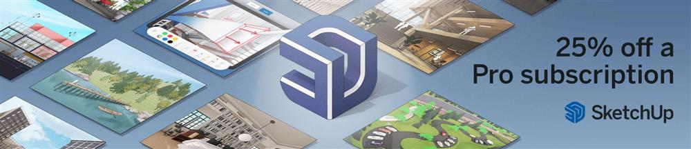 Sketchup 3D Banner