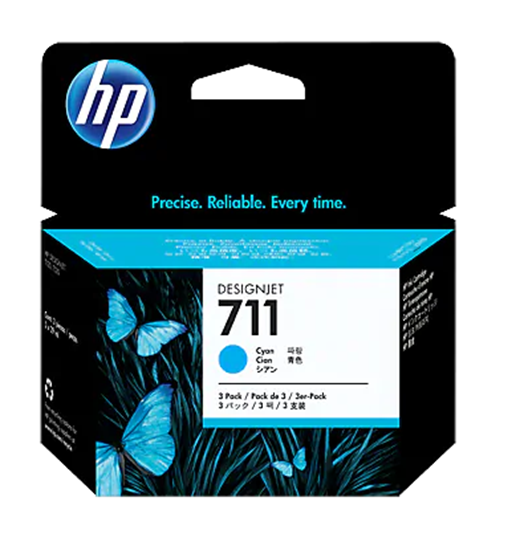 Picture of HP 711 29-ml Cyan Ink Cartridge