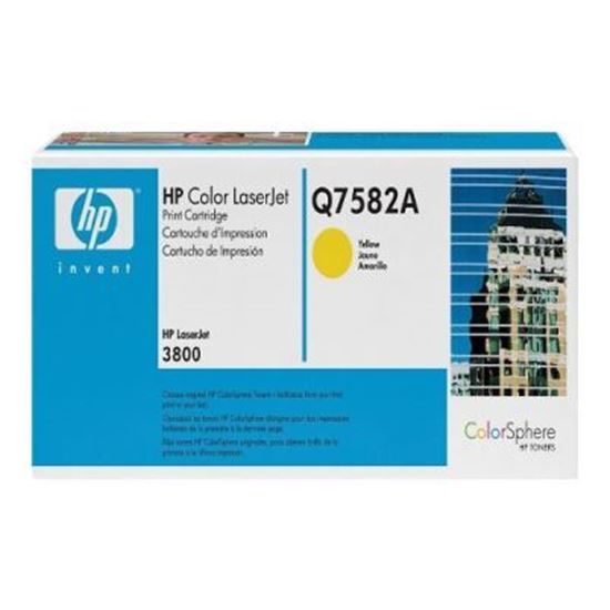 Picture of HP 503A Yellow LaserJet Toner Cartridge