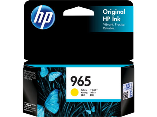 Picture of HP 965 Yellow Original Ink Cartridge