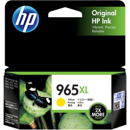 Picture of HP 965XL High Yield Yellow Original Ink Cartridge