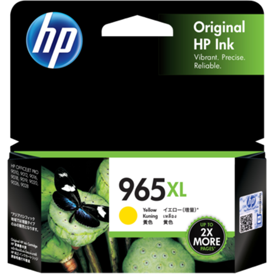 Picture of HP 965XL High Yield Yellow Original Ink Cartridge