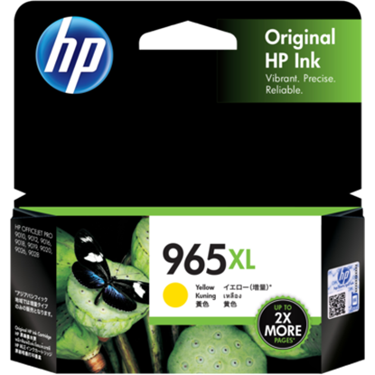 Picture of HP 965XL High Yield Yellow Original Ink Cartridge