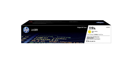 Picture of HP 119A Yellow Original Laser Toner Cartridge