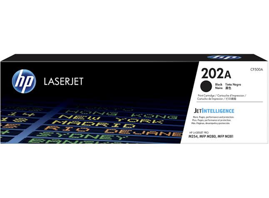 Picture of HP 202A Black Original LaserJet Toner Cartridge