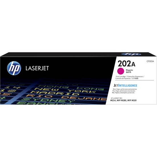 Picture of HP 202A Magenta Original LaserJet Toner Cartridge