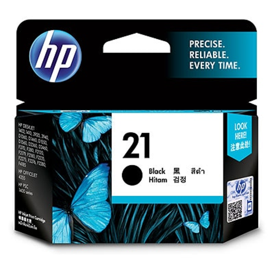 Picture of HP 21 Black Original Ink Cartridge