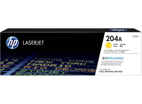 Picture of HP 204A Yellow Original LaserJet Toner Cartridge