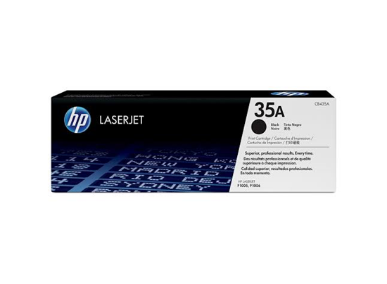 Picture of HP CB435A Black Original LaserJet Toner Cartridge