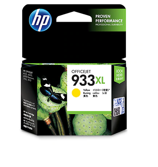 Picture of HP 933XL High Yield Yellow Original Ink Cartridge