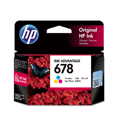 Picture of HP 678 Tricolor Original Ink Advantage Cartridge