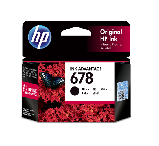 Picture of HP 678 Black Original Ink Advantage Cartridge