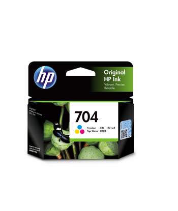 Picture of HP 704 Tricolor Original Ink Advantage Cartridge