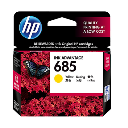 Picture of HP 685 Yellow Original Ink Advantage Cartridge