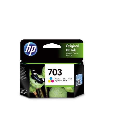 Picture of HP 703 Tricolor Original Ink Advantage Cartridge