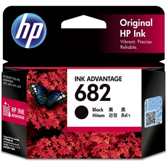 Picture of HP 682 Black Original Ink Advantage Cartridge