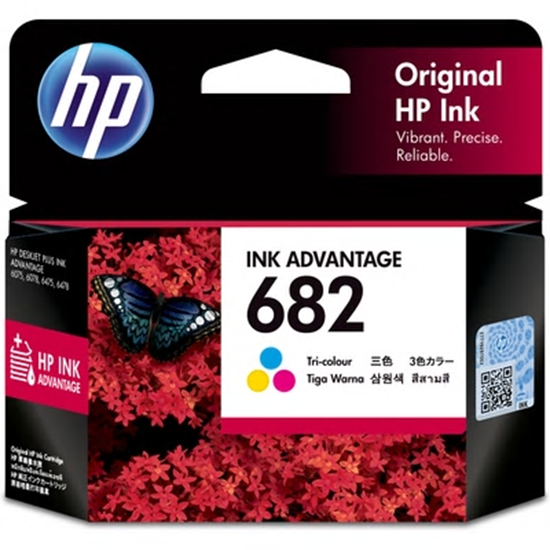 Picture of HP 682 Tri-color Original Ink Advantage Cartridge