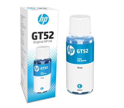 Picture of HP GT52 Cyan Original Ink Bottle (M0H54AA)