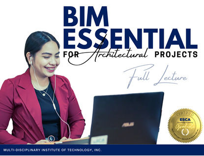 Picture of BIM Essentials for Architectural  Projects - FULL LECTURE