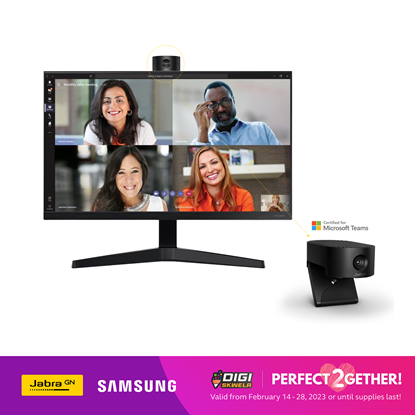 Picture of Jabra PanaCast 20 (with Samsung 24" Bezel-less FHD Monitor)