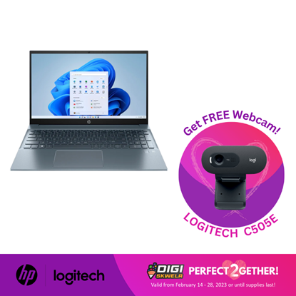 Picture of HP Pavilion Notebook 15-eg2058TX with Logitech Webcam