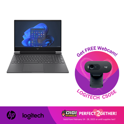 Picture of HP Victus Gaming Notebook 15-fb0090AX with Logitech Cam