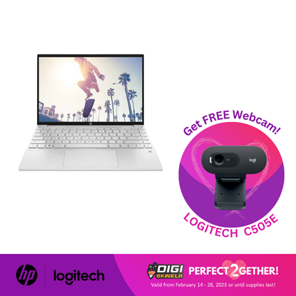 Picture of HP Pavilion Aero Notebook 13-be1074AU with Logitech Webcam