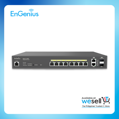Picture of EnGenius ECS1112FP Cloud Managed 8-Port Gigabit 130W PoE+ Switch