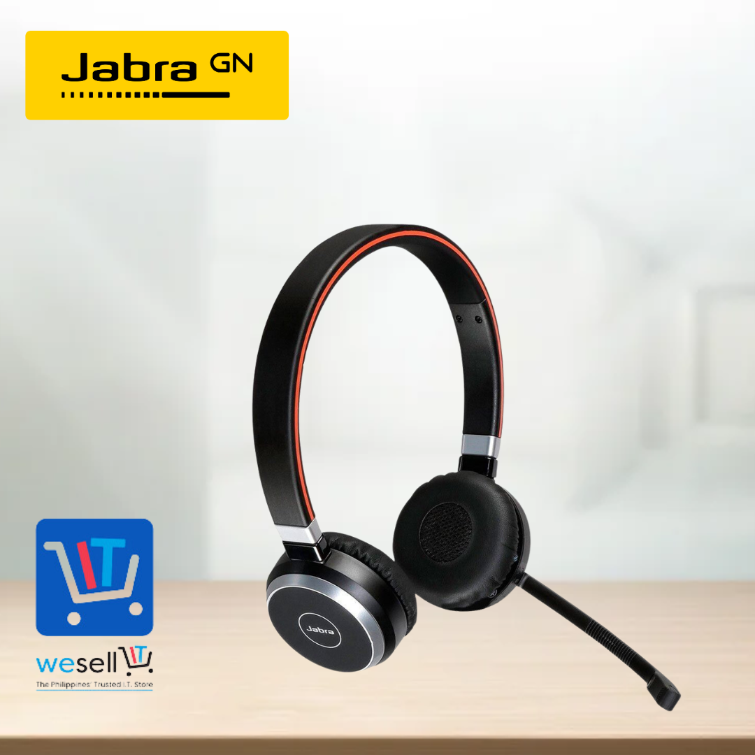 Jabra Evolve 65 SE Duo UC Headset with Charging Stand