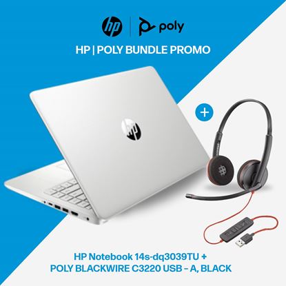 Picture of HP Notebook 14s-dq3039TU with Poly Headset