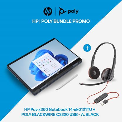Picture of HP Pav x360 Notebook 14-ek0121TU with Poly Headset - copy