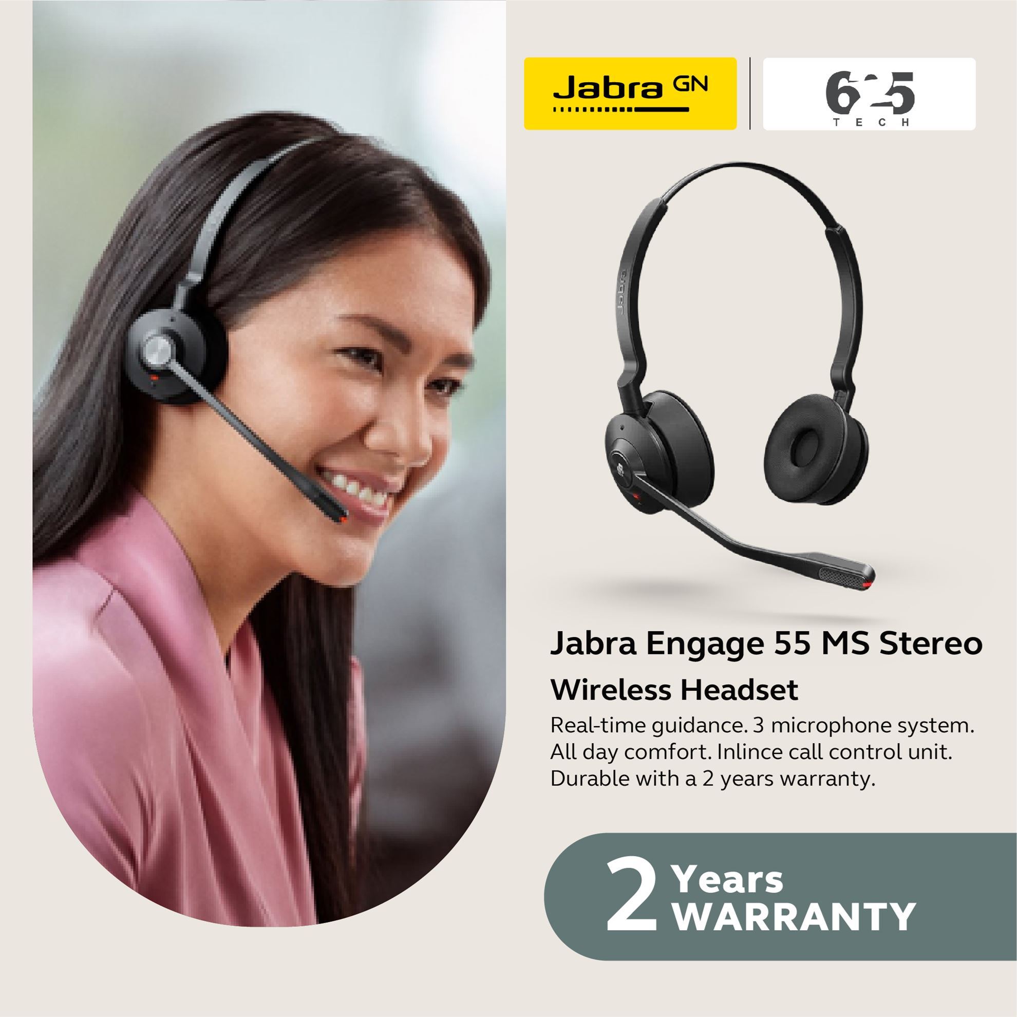 Jabra bluetooth headset with microphone new arrivals