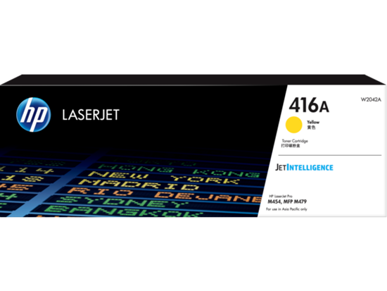 Picture of HP 416A Yellow Original LaserJet Toner Cartridge