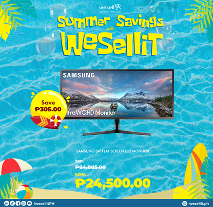 Picture of Samsung 34" Flat Screen LED Monitor