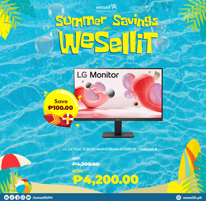 Picture of LG 24" Flat Screen Mainstream Monitor- 24MR400-B