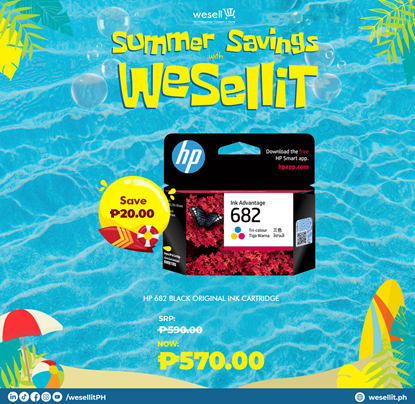 Picture of HP 682 Black Original Ink Advantage Cartridge