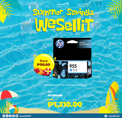 Picture of HP 955 Cyan Original Ink Cartridge