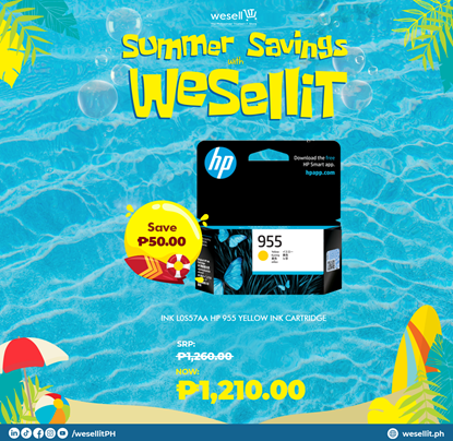 Picture of HP 955 Yellow Original Ink Cartridge